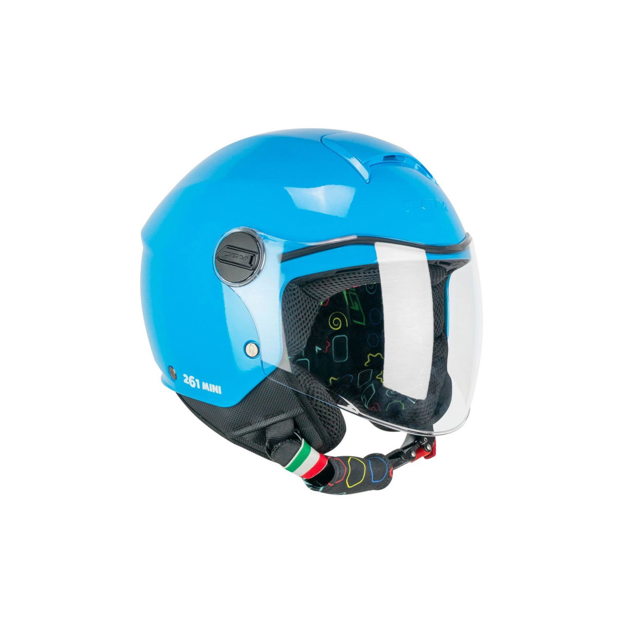 CGM CASQUE JET ENFANT CELESTE