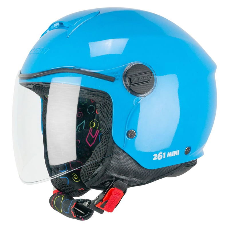 CGM CASQUE JET ENFANT CELESTE