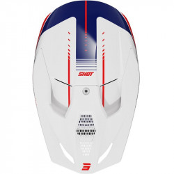 SHOT CASQUE CROSS ENFANT FURIOUS KID PEAK BLUE RED GLOSSY