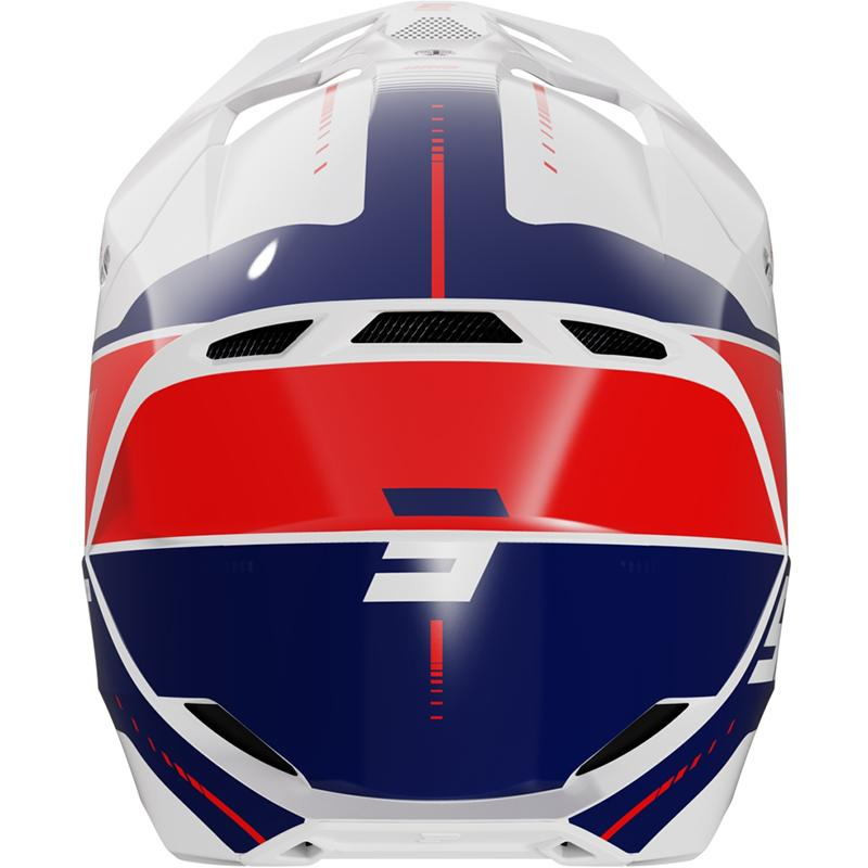 SHOT CASQUE CROSS ENFANT FURIOUS KID PEAK BLUE RED GLOSSY