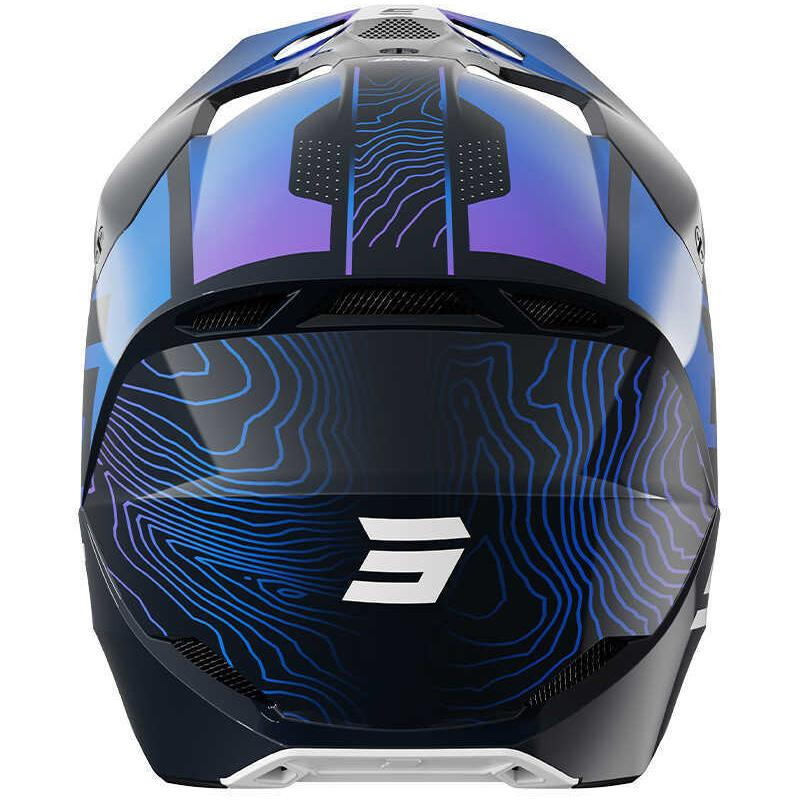 SHOT CASQUE CROSS ENFANT FURIOUS KID APEX BLUE GLOSSY