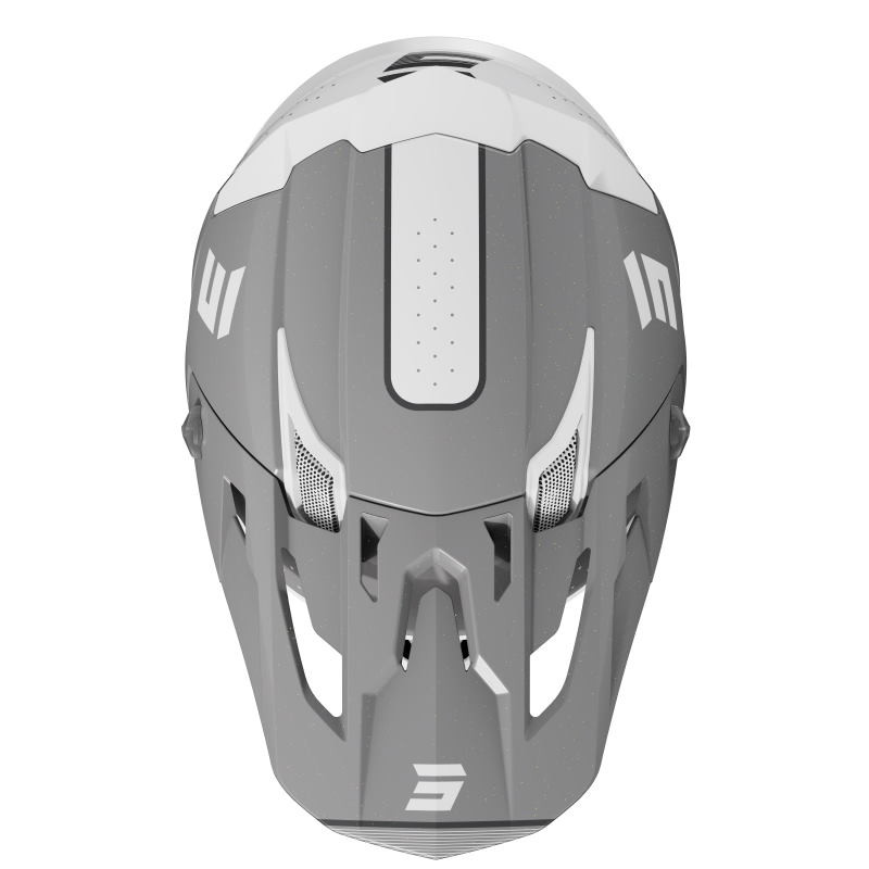 SHOT CASQUE CROSS CORE HONOR GREY PEARLY