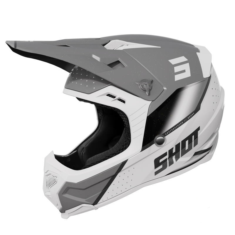 SHOT CASQUE CROSS CORE HONOR GREY PEARLY SHOT CASQUE CROSS CORE HONOR GREY PEARLY