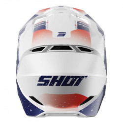 SHOT CASQUE CROSS FURIOUS MIRAGE BLUE RED PEARLY