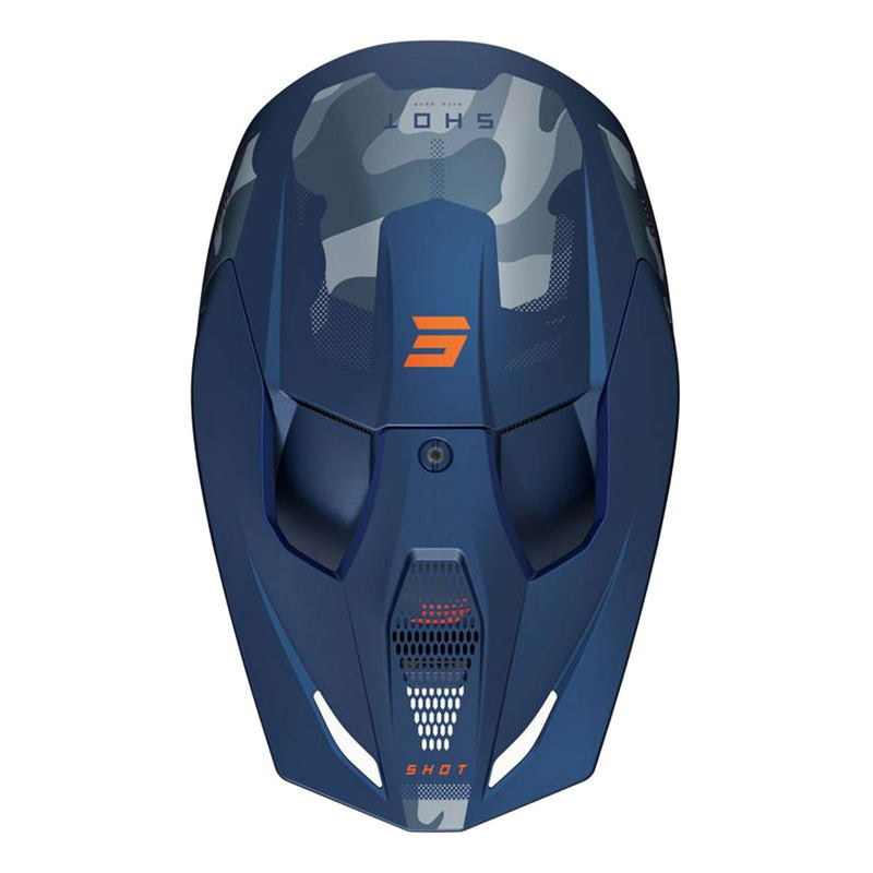 SHOT CASQUE CROSS RACE BATTLE BLUE MATT