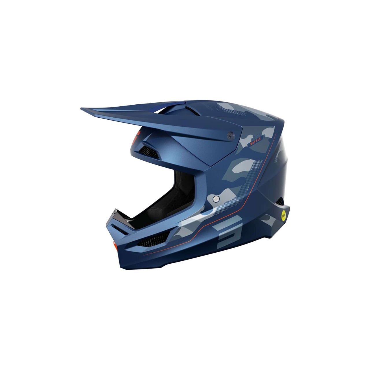 SHOT CASQUE CROSS RACE BATTLE BLUE MATT