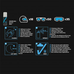 YAMAHA SPRAY ANTI-PLUIE VISIODRY 35ML POUR ÉCRAN