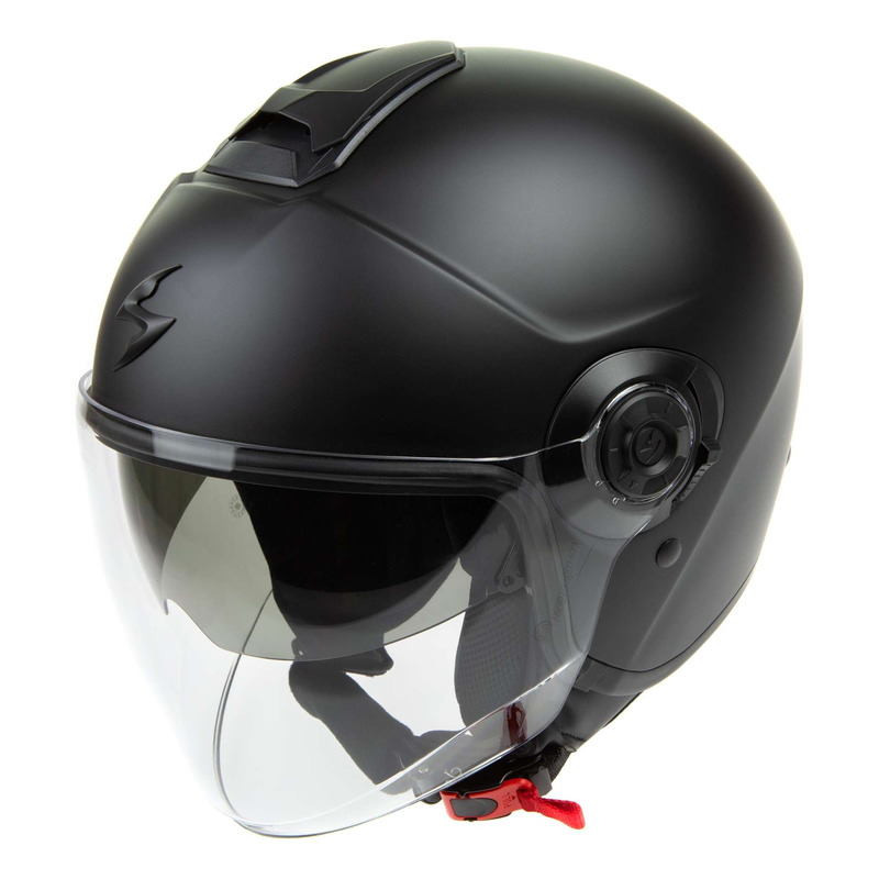 SCORPION CASQUE JET EXO-CITY II VEL NOIR MAT