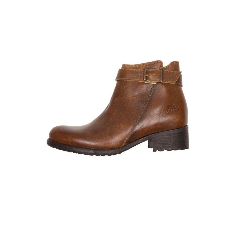 HELSTONS Bottines cuir Aniline moto femme Lisa