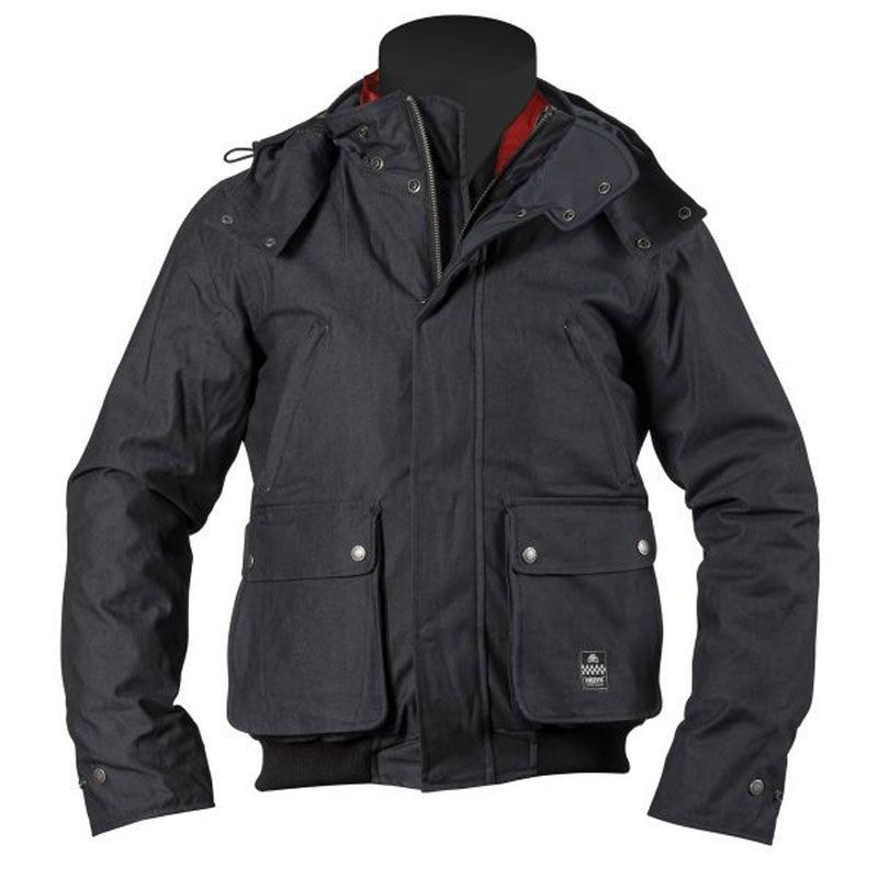 HELSTONS blouson moto homme Walk Bleu