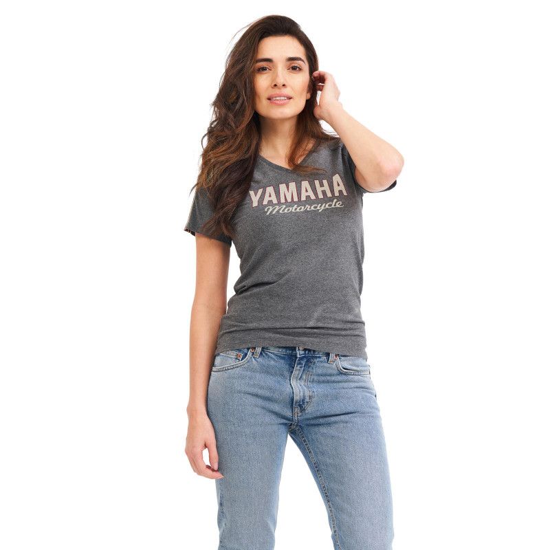 YAMAHA T-shirt femme Faster Sons gris