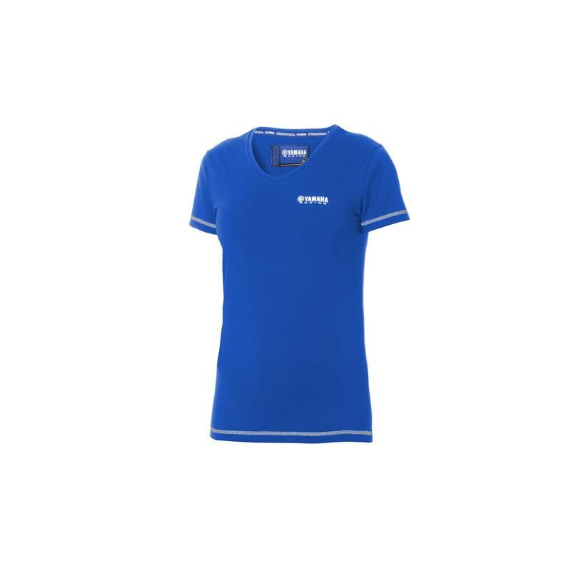 YAMAHA T-shirt femme Paddock Bleu YAMAHA T-shirt femme Paddock Bleu