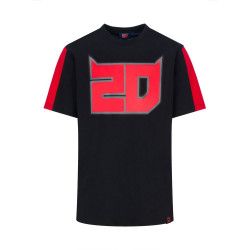 Quartararo T-shirt homme officiel FQ20 noir El Diablo 2021