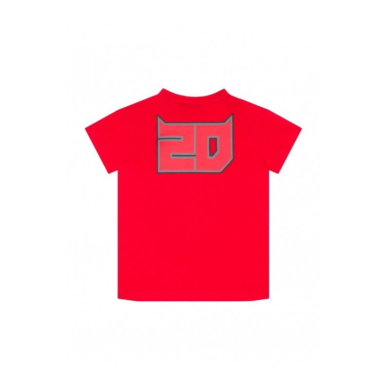 Quartararo T-shirt enfant FQ20 "EL DIABLO" rouge