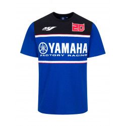T-shirt homme Fabio Quartararo 2021 bleu et noir