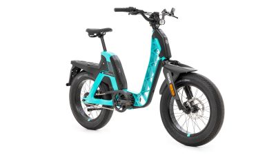 Velo electrique urbain Booster 2023 Turquoise
