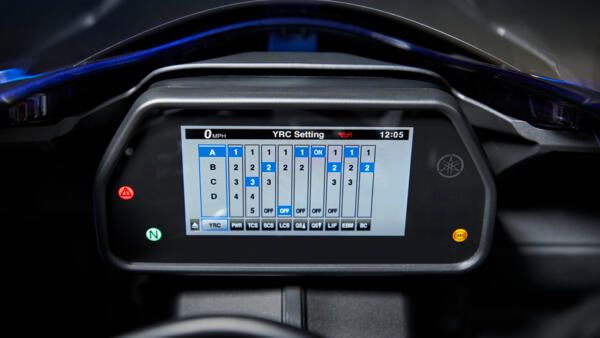 Yamaha R1M 2021 systèmes high-tech de contrôle électronique