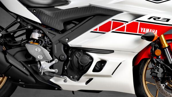 Yamaha R3 World GP 2022 moteur