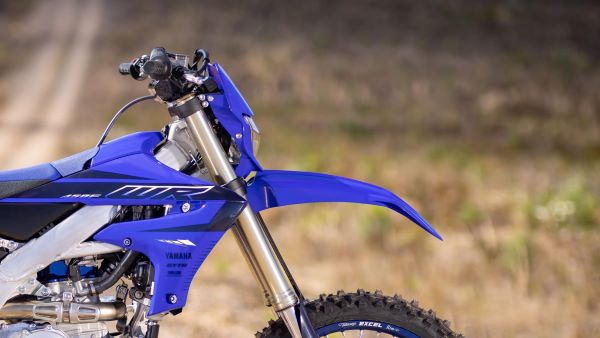 Coloris Icon Blue de la Moto cross Yamaha WR450F 2023 Moto cross Yamaha WR450F 2023 Coloris Icon Blue