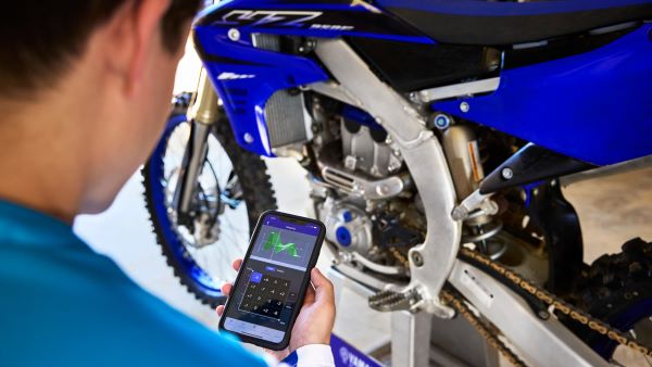 Moto cross Yamaha YZ250F 2023 Application Power Tuner