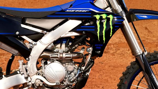 Moto cross Yamaha YZ250F Monster Energy 2023 Chassis allege