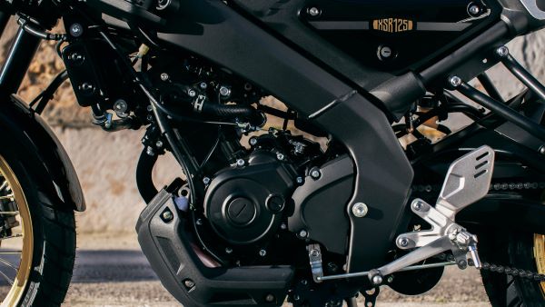 Cadre robuste et léger de la Yamaha Custom XSR 125 Legacy 2023 Yamaha Custom XSR 125 Legacy 2023 Cadre robuste et leger