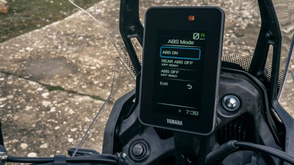 ABS 3 modes de la Yamaha Tenere 700 Explore Edition 2023 Yamaha Tenere 700 Explore Edition 2023 ABS 3 modes