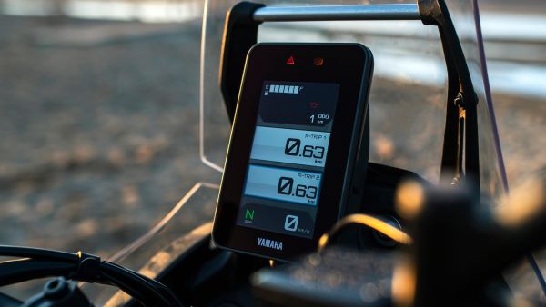 Tableau de bord TFT de la Yamaha Tenere 700 World Raid 2023 Yamaha Tenere 700 World Rally 2023 Tableau de bord TFT