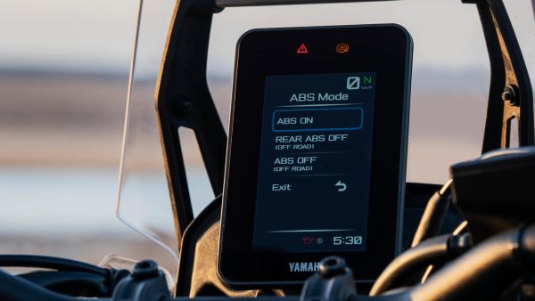 ABS 3 modes de la Yamaha Tenere 700 World Raid 2023 Yamaha Tenere 700 World Rally 2023 ABS 3 modes