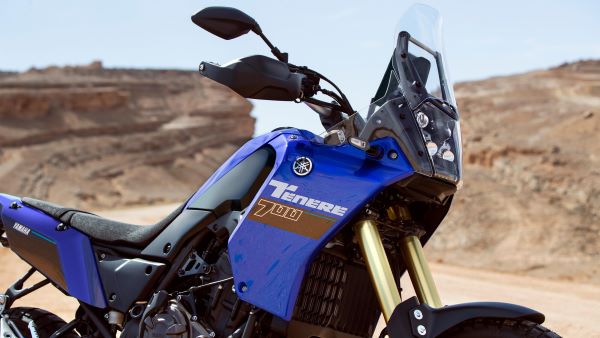 Fourche à grand débattement de la Yamaha Tenere 700 2023 Yamaha Tenere 700 2023 Fourche grand debattement