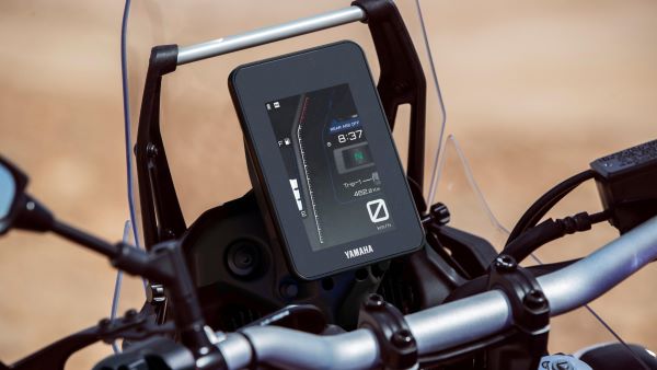 Tableau de bord 5 pouces de la Yamaha Tenere 700 2023 Yamaha Tenere 700 2023 Tableau de bord TFT 5 pouces
