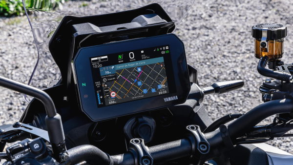 Tableau de bord TFT 7 pouces de la Yamaha TRACER 9 GT 2025 Yamaha TRACER 9 GT 2025 tableau TFT 7 pouces