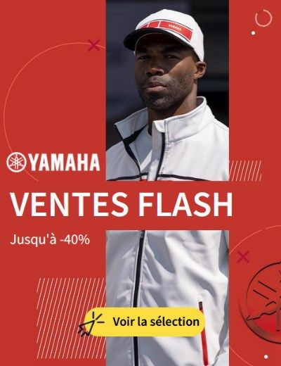 Ventes flash vêtements Yamaha