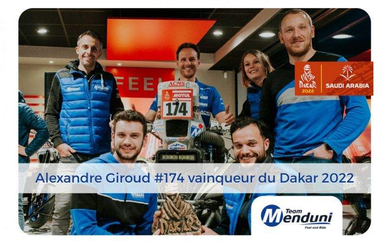 Alexandre Giroud #174 vainqueur du Dakar 2022
